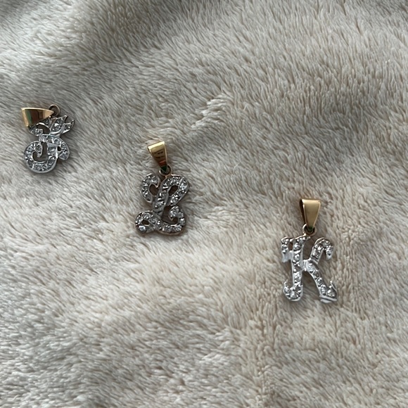 Initial Diamond charms - Picture 4 of 4